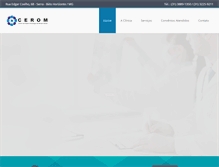 Tablet Screenshot of cerom.com.br